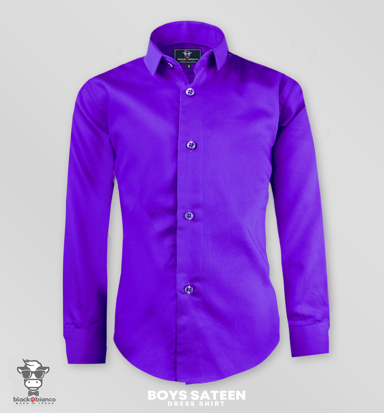 purple dress shirt